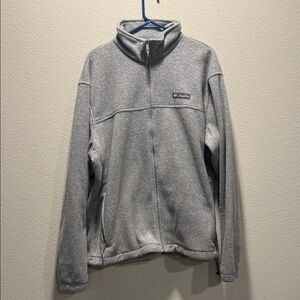 Men’s Columbia Light Gray Fleece Jacket